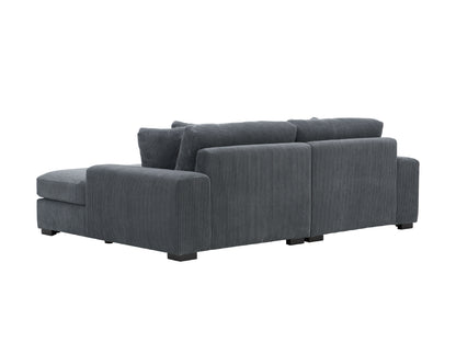 Hyper Corduroy Sectional Sofa