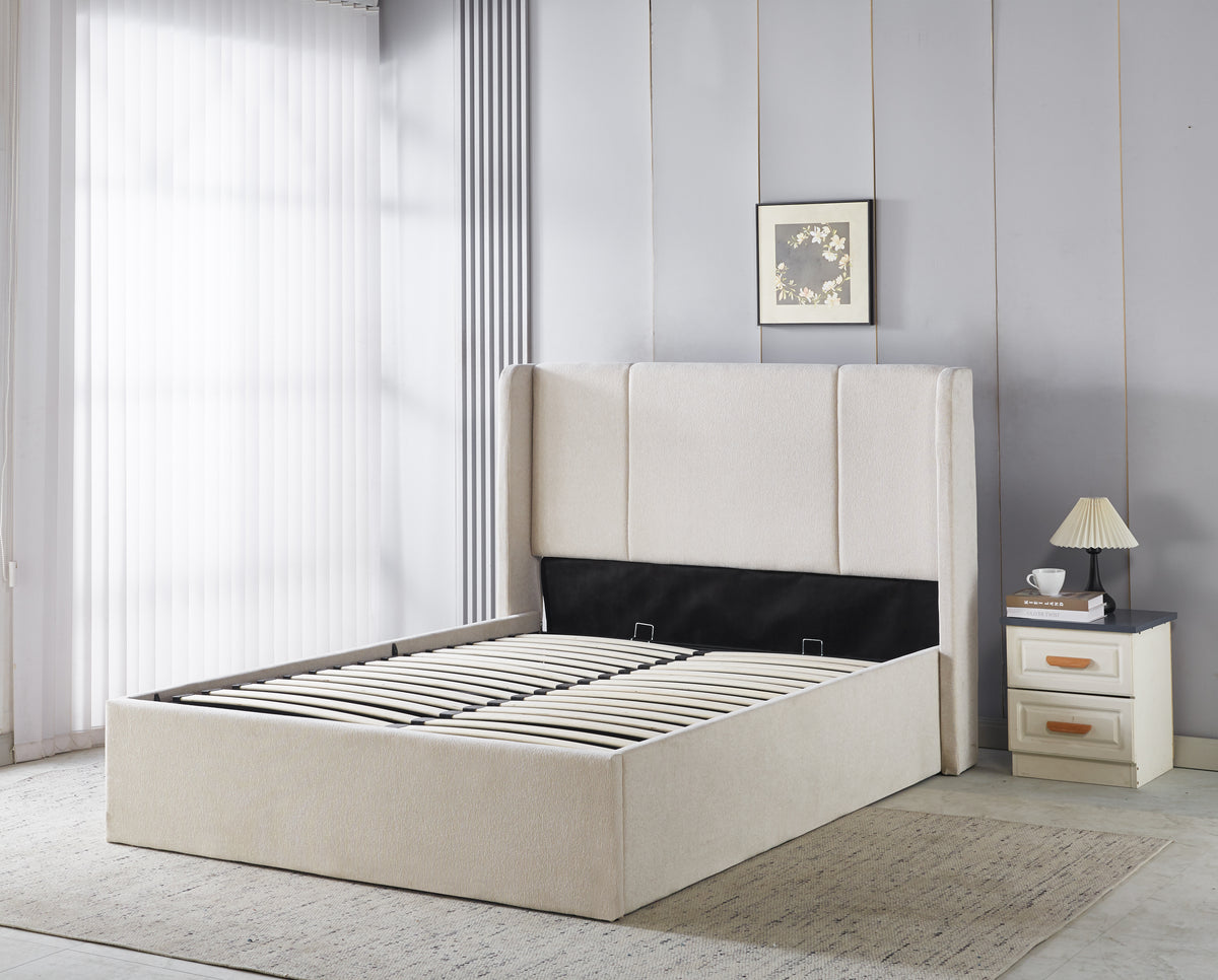 Modern Upholstered Hydraulic Storage Bed