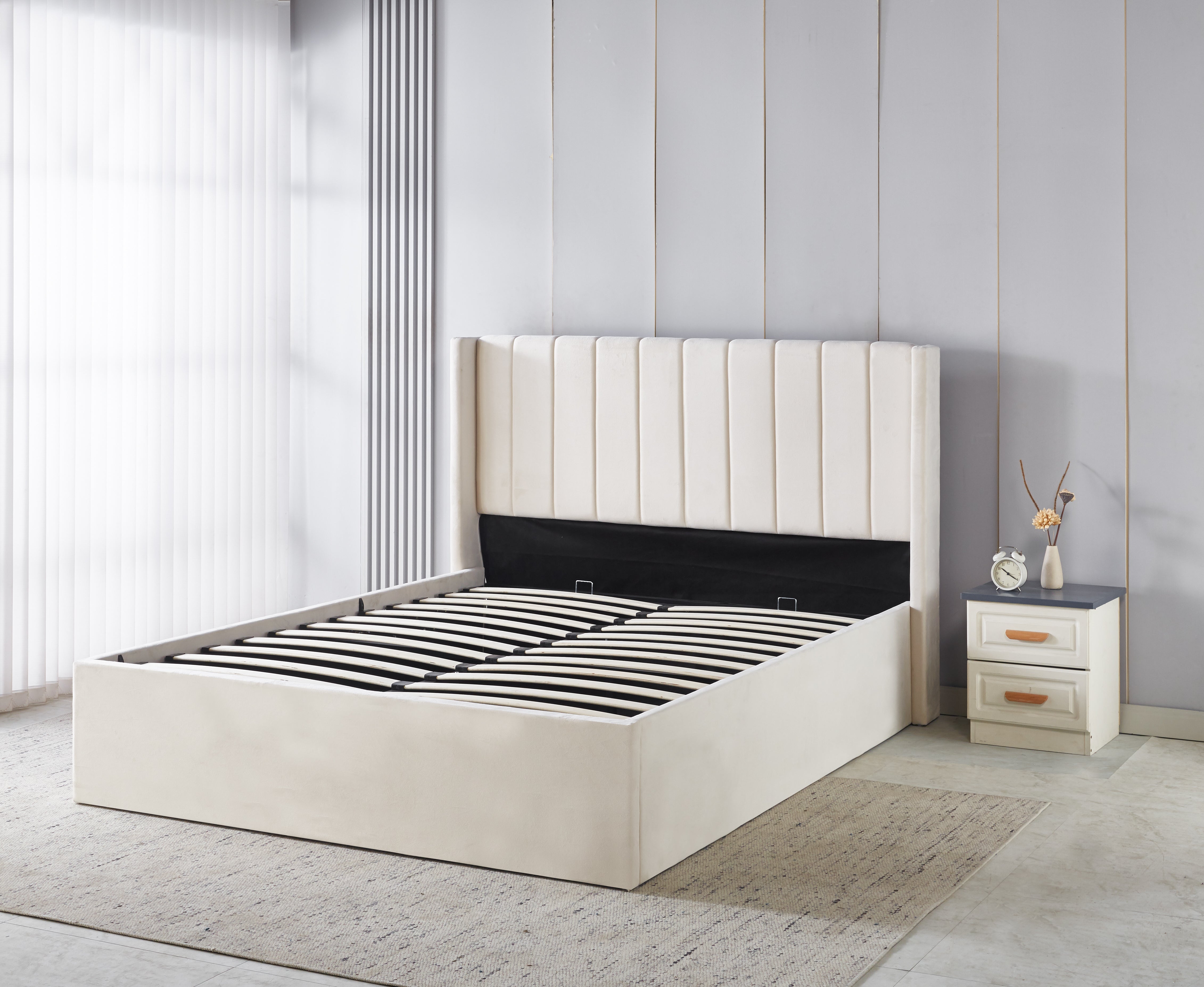 Modern Hydraulic Lift Storage Bed