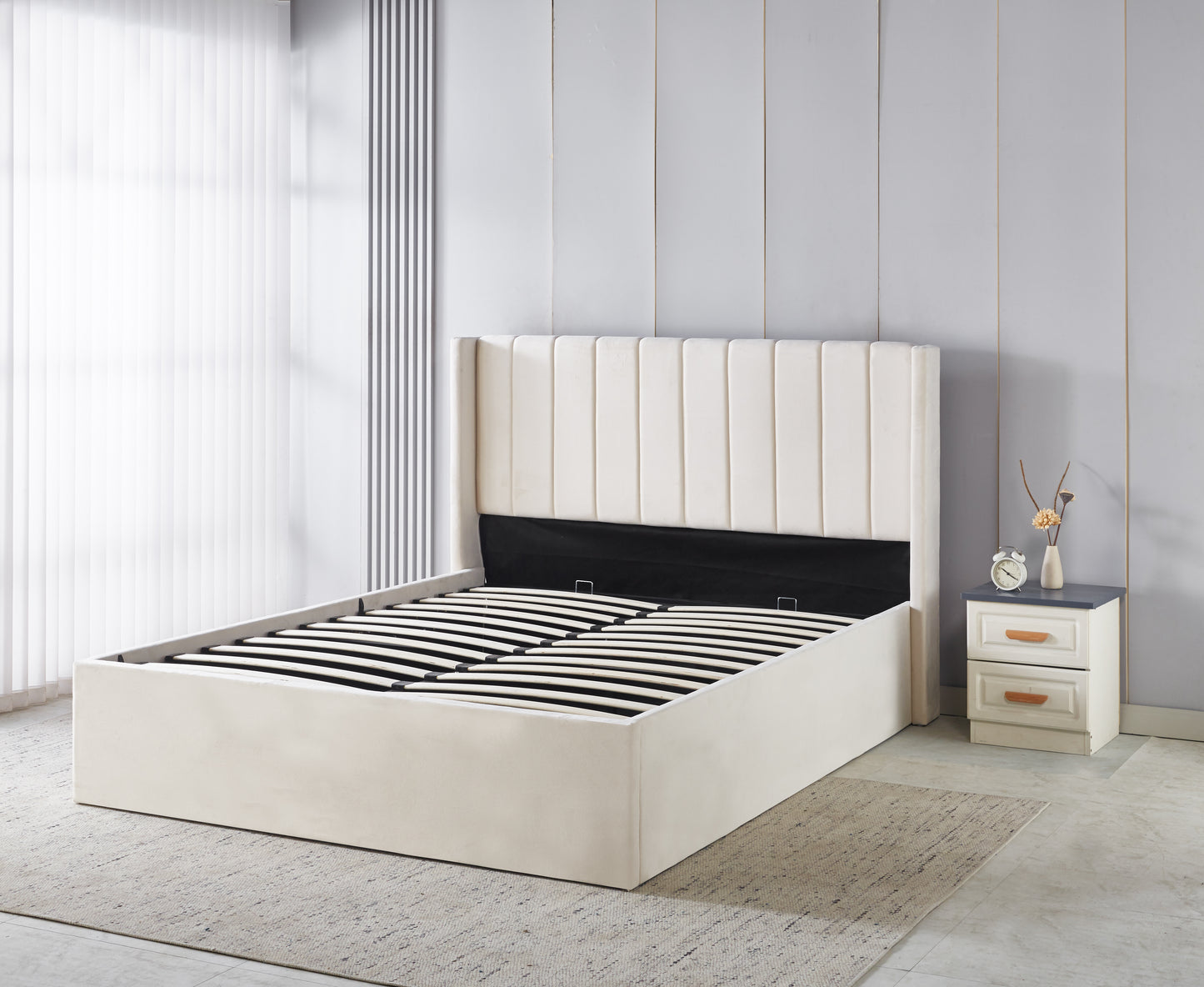 Modern Hydraulic Lift Storage Bed