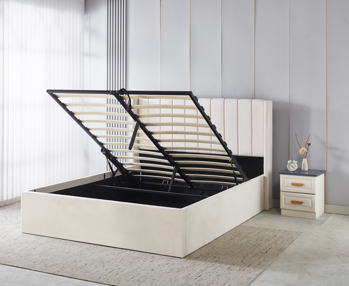 Modern Hydraulic Lift Storage Bed