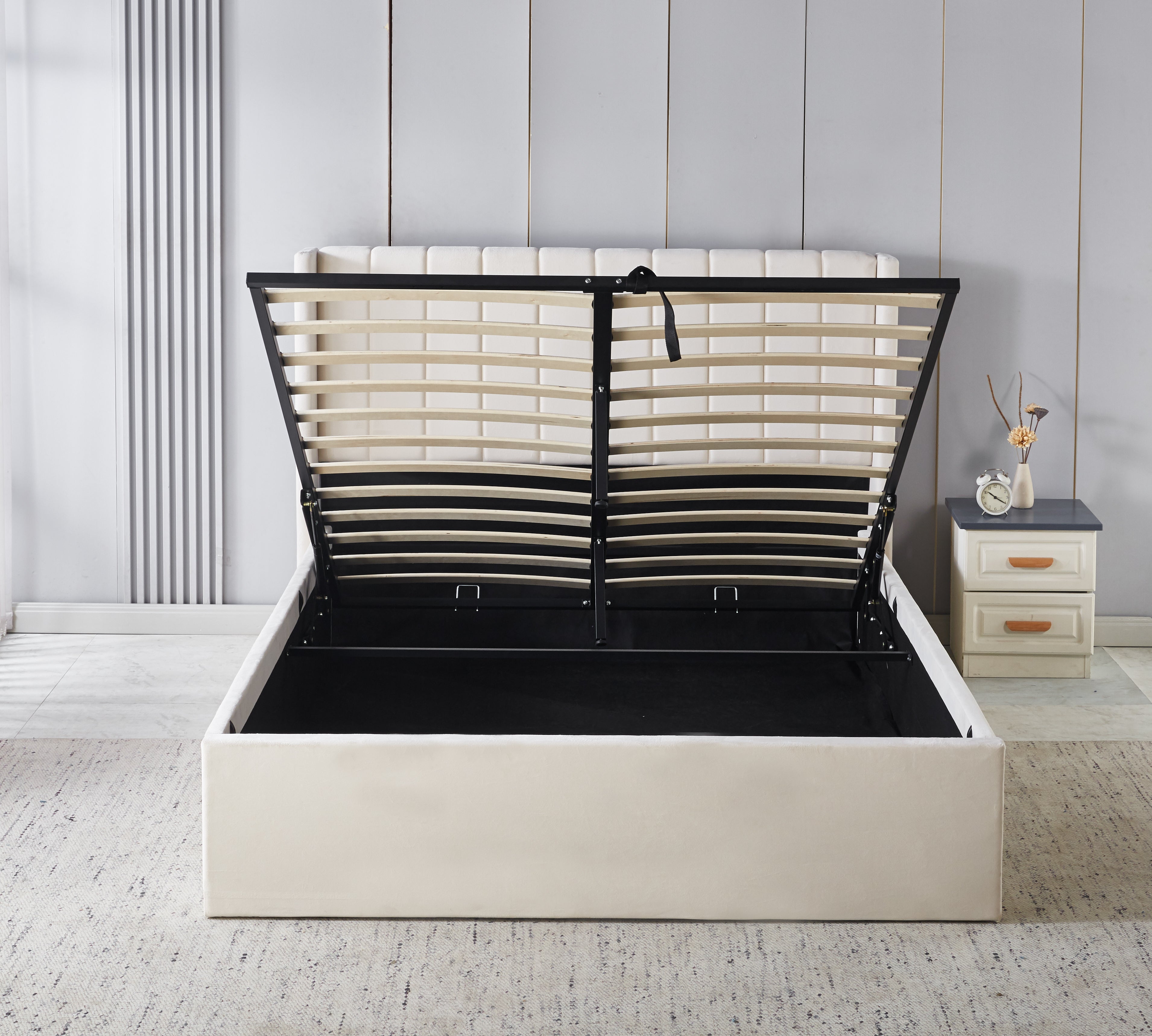 Modern Hydraulic Lift Storage Bed