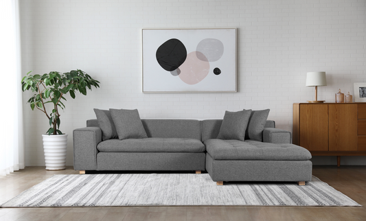 Horizon Dark Grey Sectional Sofa