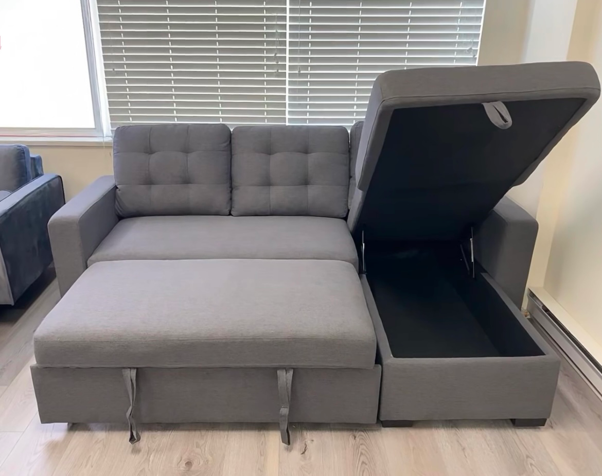 Sectional Sofa Bed with Storage