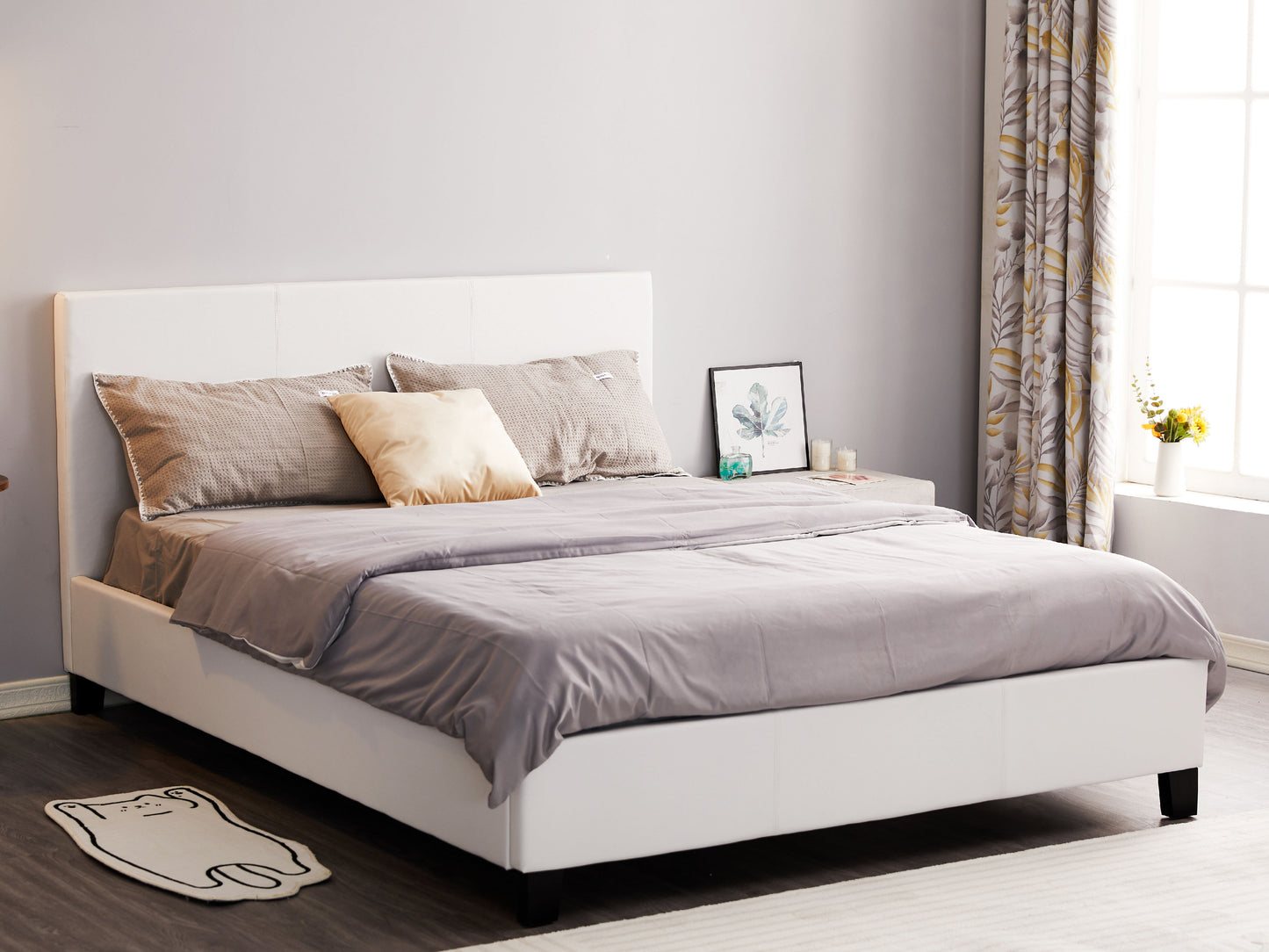 Monarch Pu Leather Bed Frame